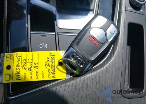 2022 Audi A5 Sportback Prestige 40 Tfsi Quattro S Tronic from USA, damaged, VIN WAUBBCF52NA038450